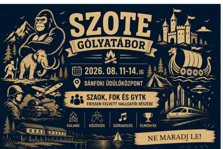 SZOTE Gólyatábor 2026